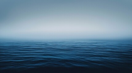 Serene Ocean Mist: A Tranquil Seascape