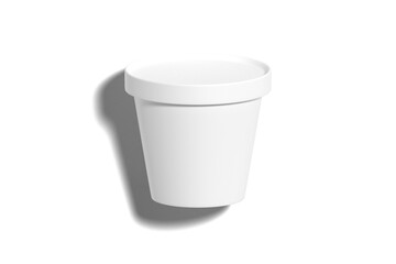Paper cup or jar mockup