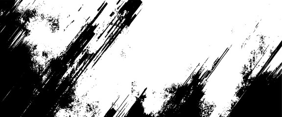 Vector brush grunge texture.