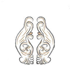  carved motif