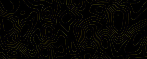 Black and Golden abstract water background