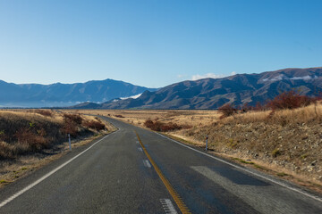 Agricultural pasture land  in the high country of the south island of NZ