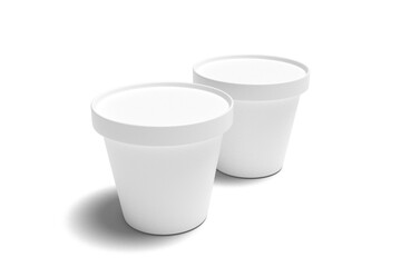 Paper cup or jar mockup