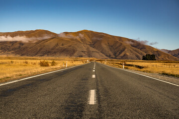 Agricultural pasture land  in the high country of the south island of NZ