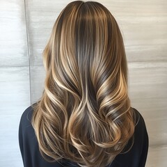 Fototapeta premium blond hair with long hair