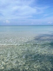 beach, sea, ocean, sand, water, sky, tropical, summer, nature, coast, island, vacation, landscape, travel, wave, seascape, cloud, paradise, horizon, sun, holiday, clouds, blue, relax, tourism