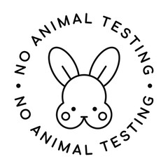 No animal testing icon