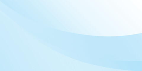 Abstract white wavy glowing lines on a blue background. Futuristic digital design simple