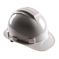 Fototapeta premium Perfectly Centered Composite Hard Hat on Clean White Background