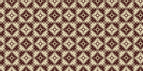 Decorative seamless pattern brown and vanila color for background or wallpaper, decorative background jpg.