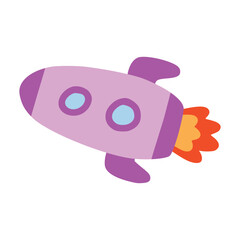 Spaceship with children style