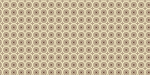Decorative seamless pattern brown and vanila color for background or wallpaper, decorative background jpg.