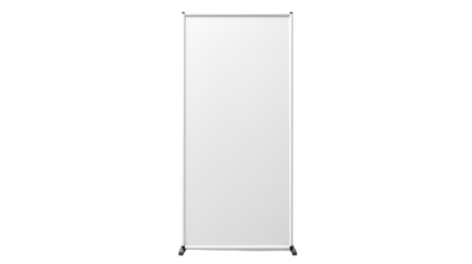 Blank White Retractable Banner Stand Display