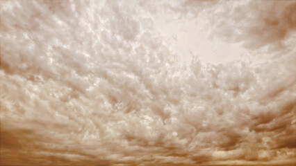 cute clouds overcast skyscape background - photo of nature