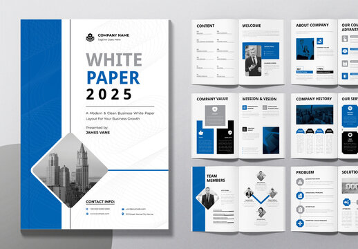 White Paper Template Layout