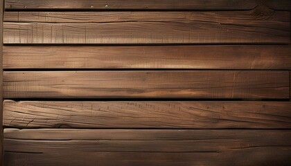 Rustic Wooden Background, Brown Plank Texture, Vintage Style