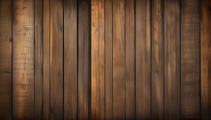 Rustic Wooden Background, Brown Plank Texture, Vintage Style