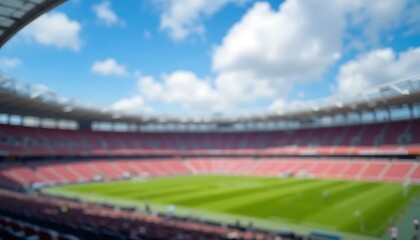 Empty sports stadium background