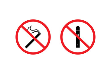 no smoking and no vaping printable sign