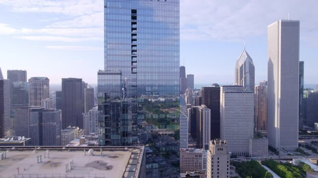 Discover the beauty of Chicago's lakeshore and skyline with breathtaking drone footage.