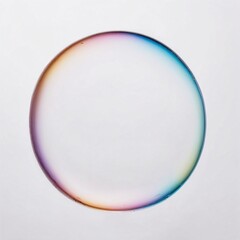 Beautiful round bubbles on a white background for water to cut and paste.