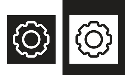 A simple vector settings icon.