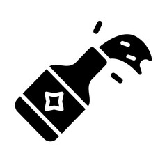 Champagne Solid Icon