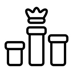 Podium Line Icon