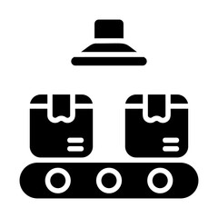 Sorting Logistic Solid Icon