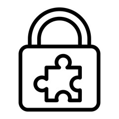 Security Extension Line Icon