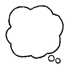 会話や説明に！手描き吹き出し素材