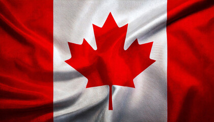 canadian flag waving