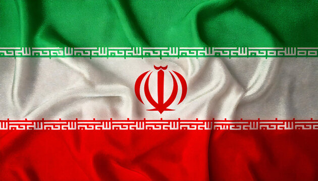 flag of iran waving