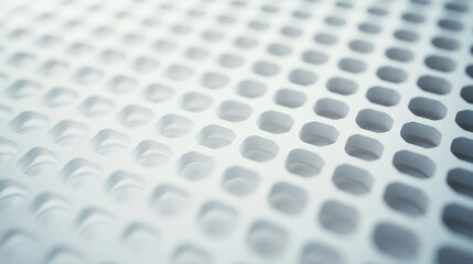 Naklejka premium Hexagonal arrangement on a white background