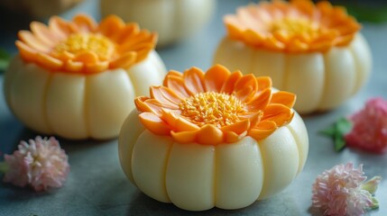 Sangkaya thai custard delight thailand dessert culinary art close-up traditional taste experience