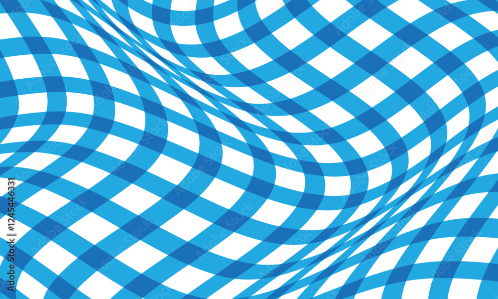 Poster abstract simple blue plaid line wave pattern can be used background.