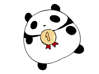 パンダ メダル 金