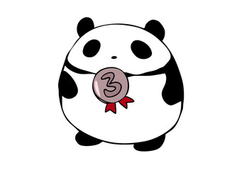 パンダ メダル 銅