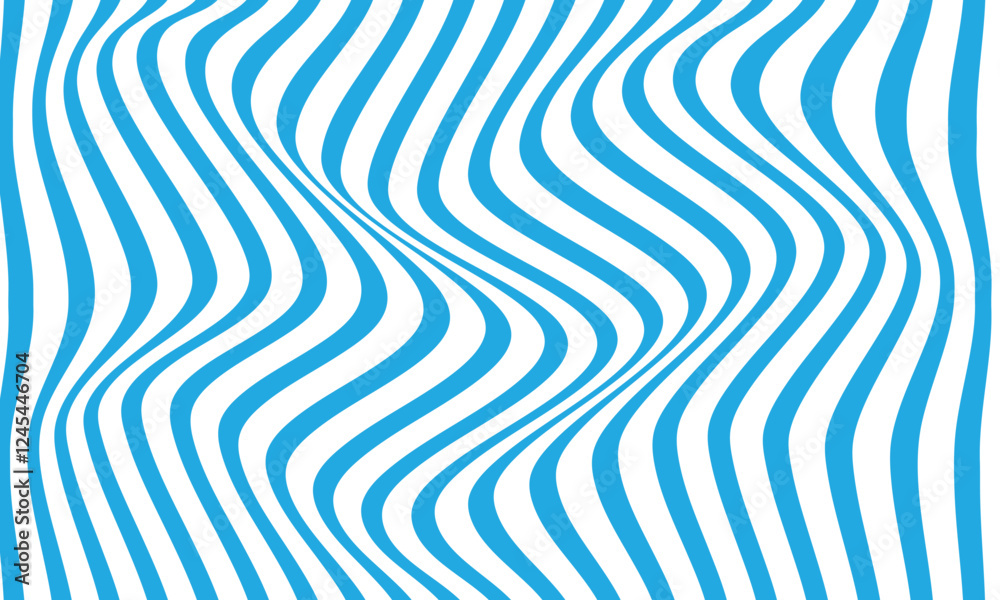 Aufkleber abstract simple vertical blue line wave pattern can be used background.