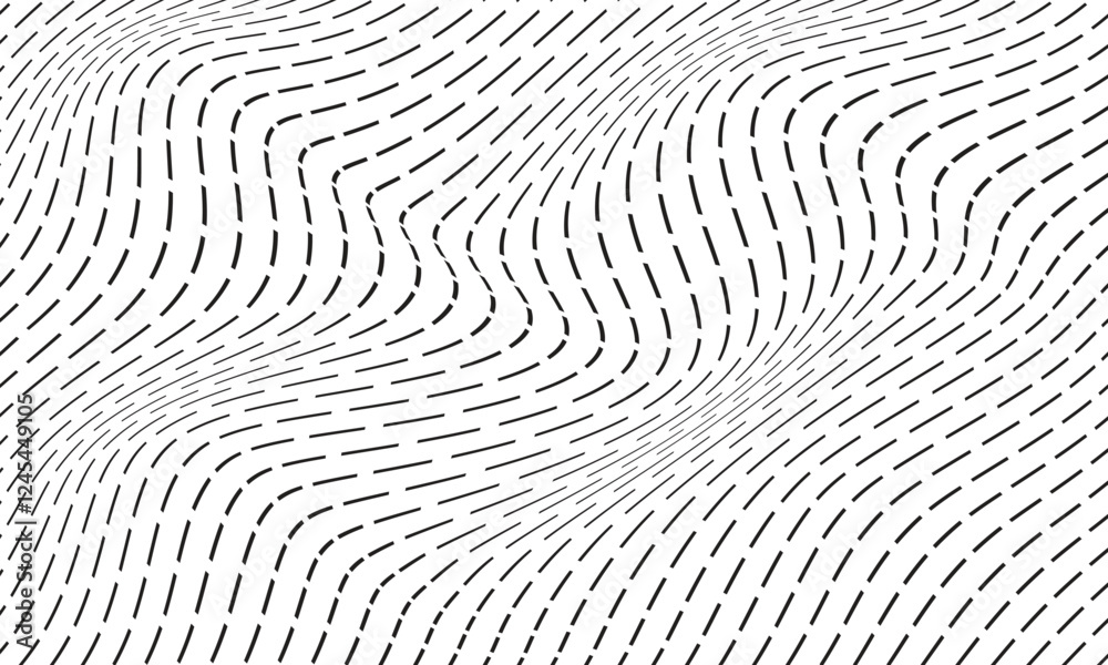 Poster abstract simple diagonal small line wave pattern art can be used background.