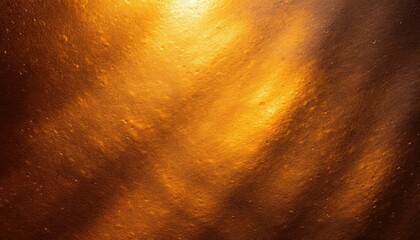 Fototapeta premium Gleaming copper metallic texture with warm golden tones and light reflections