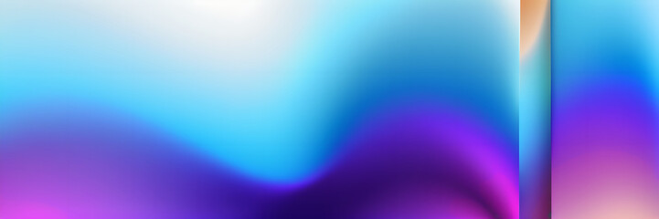 Fototapeta premium abstract background with blue waves