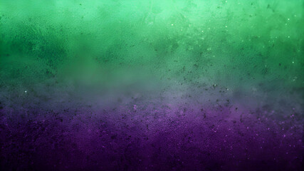 Obraz premium Abstract Green Purple Textured Background. Gradient Color. Water Droplets