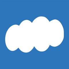 Cloud with children style