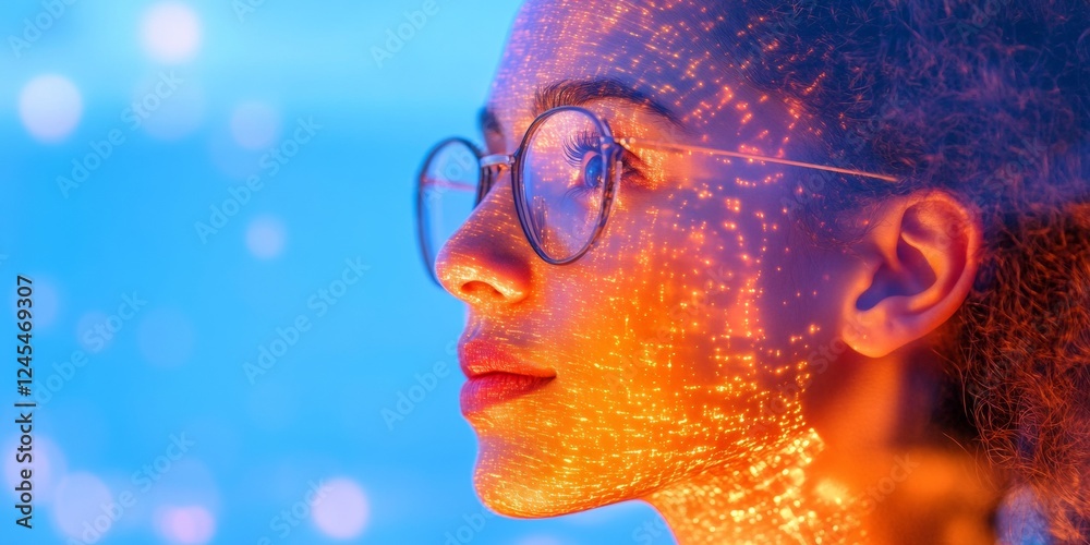Poster Futuristic Digital Learning Holographic Graphs in Interactive Workshops with AI-Powered Analytics - Transforming Professional Development and Skill-Building for Innovative Industries