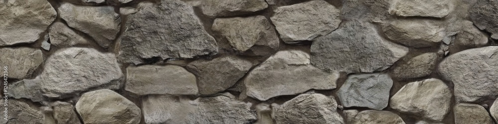 Poster seamless stone wall texture in natural tones for use in backgrounds and design elements in various a