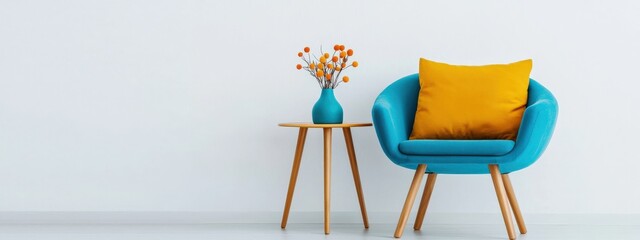 Inviting living room ideas featuring blank frame placements.