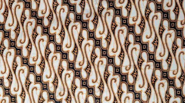Parang Motif Written Batik Cloth. Batik cloth is a world heritage originating from Indonesia