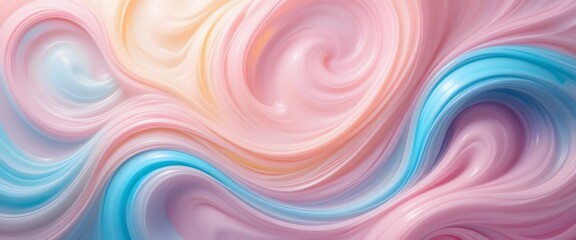 Obraz premium Dreamy Candy Swirl Fantasy Abstract Background