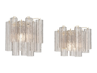 Addis 2 Light Sconce - Elegant Lighting Fixture Against white Background